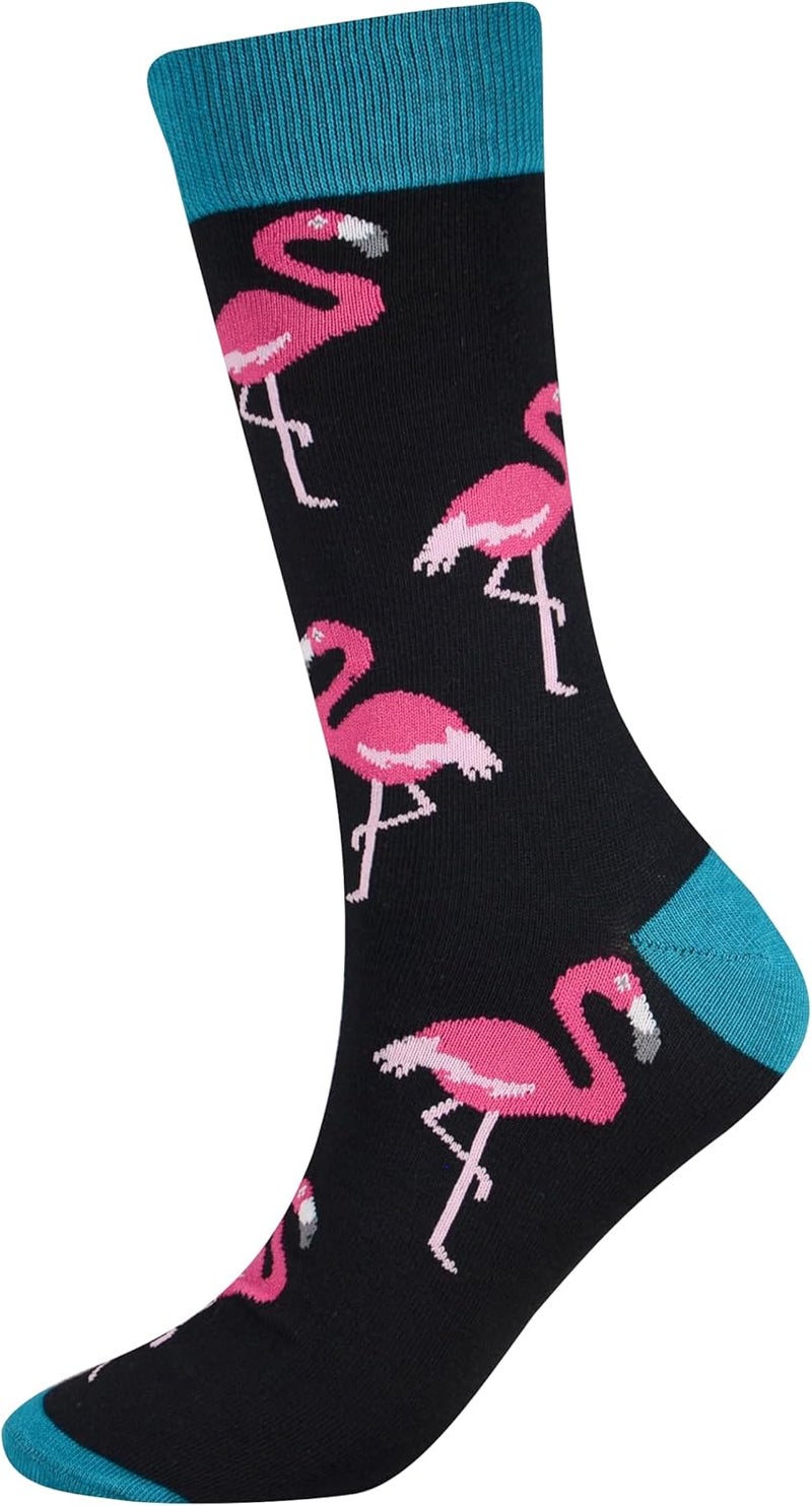 Cansok Men's 2/4 Packs Fun Crazy Novelty Dress Crew Socks - Image 3
